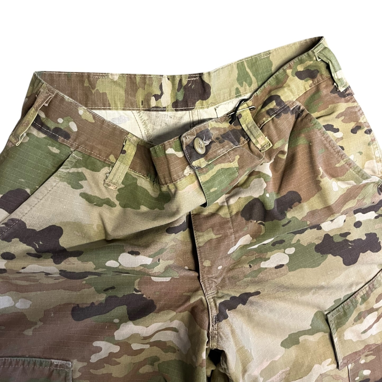 Vintage Military Surplus Camo Cargo Pants