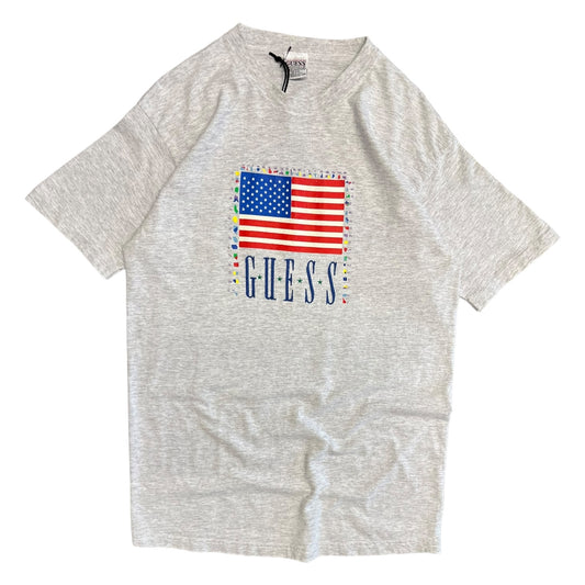 Vintage Guess American Flag T Shirt