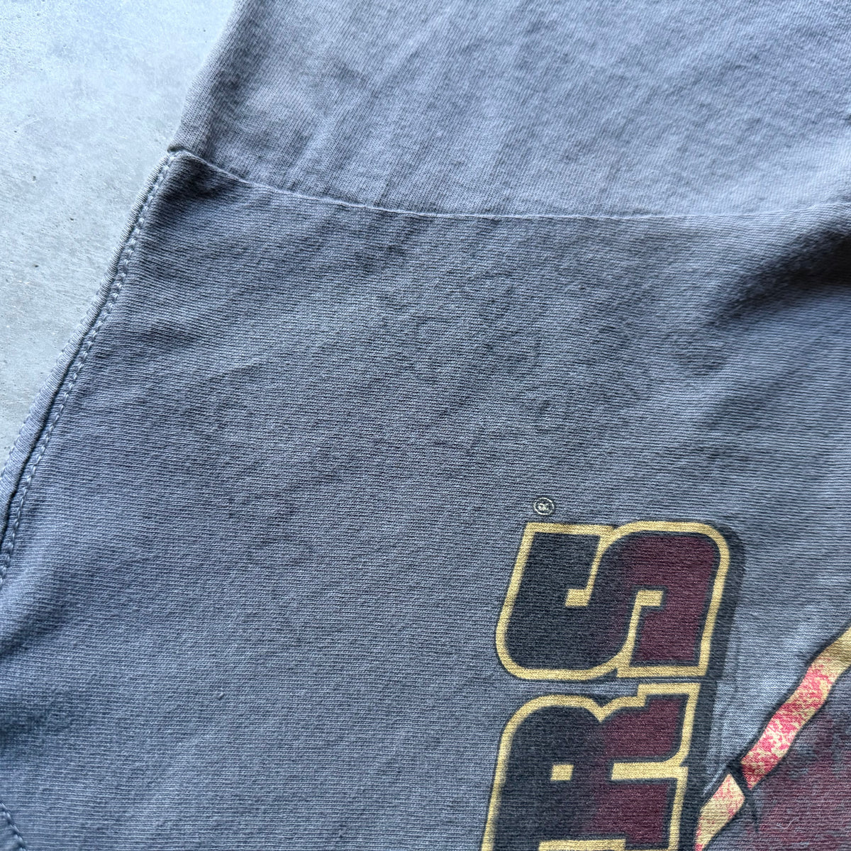 Y2K Hooters Lady & Bike Dark Gray Tee