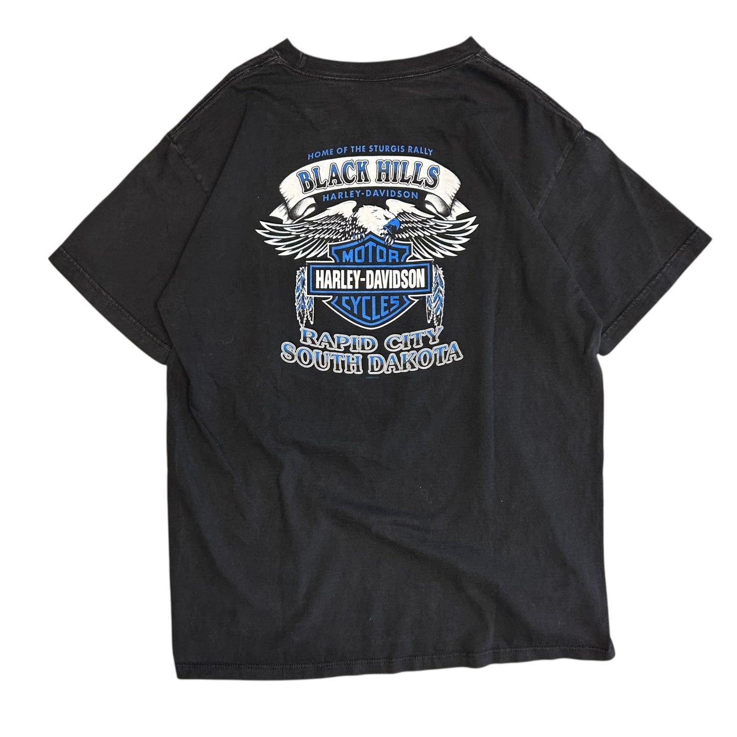 Vintage ‘01 Sturgis Black Hills Rally Eagle & Skull Tee