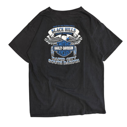 Vintage ‘01 Sturgis Black Hills Rally Eagle & Skull Tee