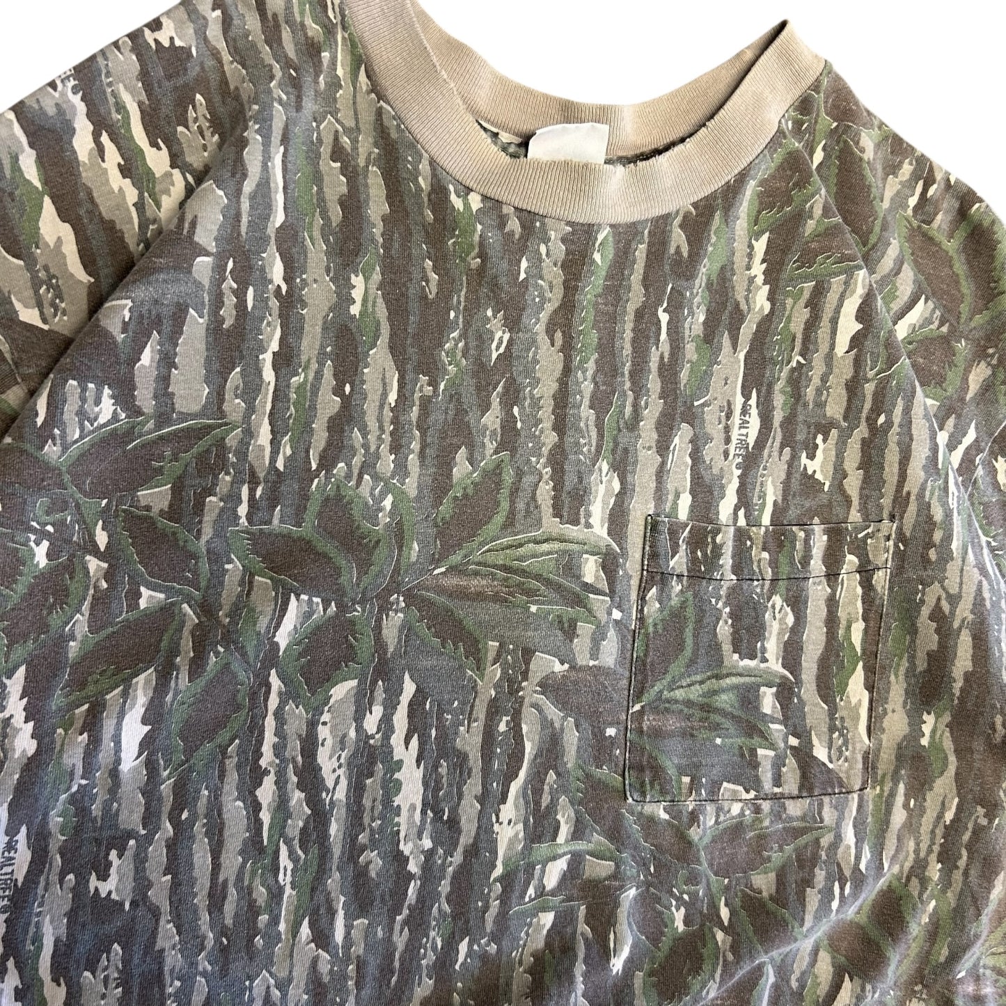 Vintage Liber Tees Camo Blank Tee