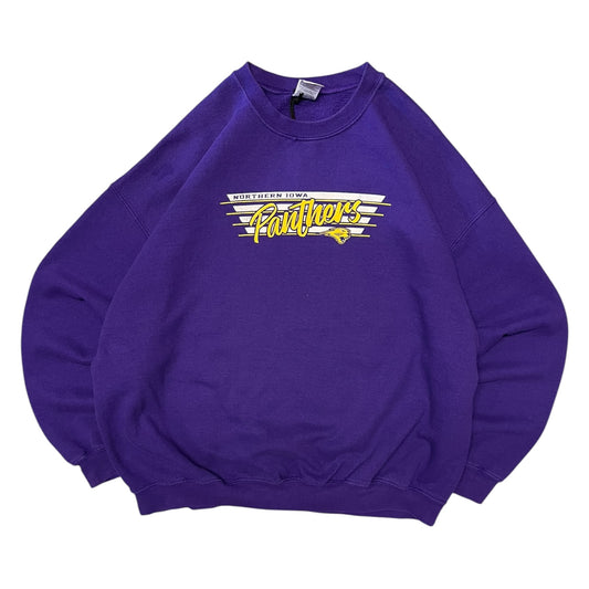 Y2K Northern Iowa Panthers Purple Sweatshirt