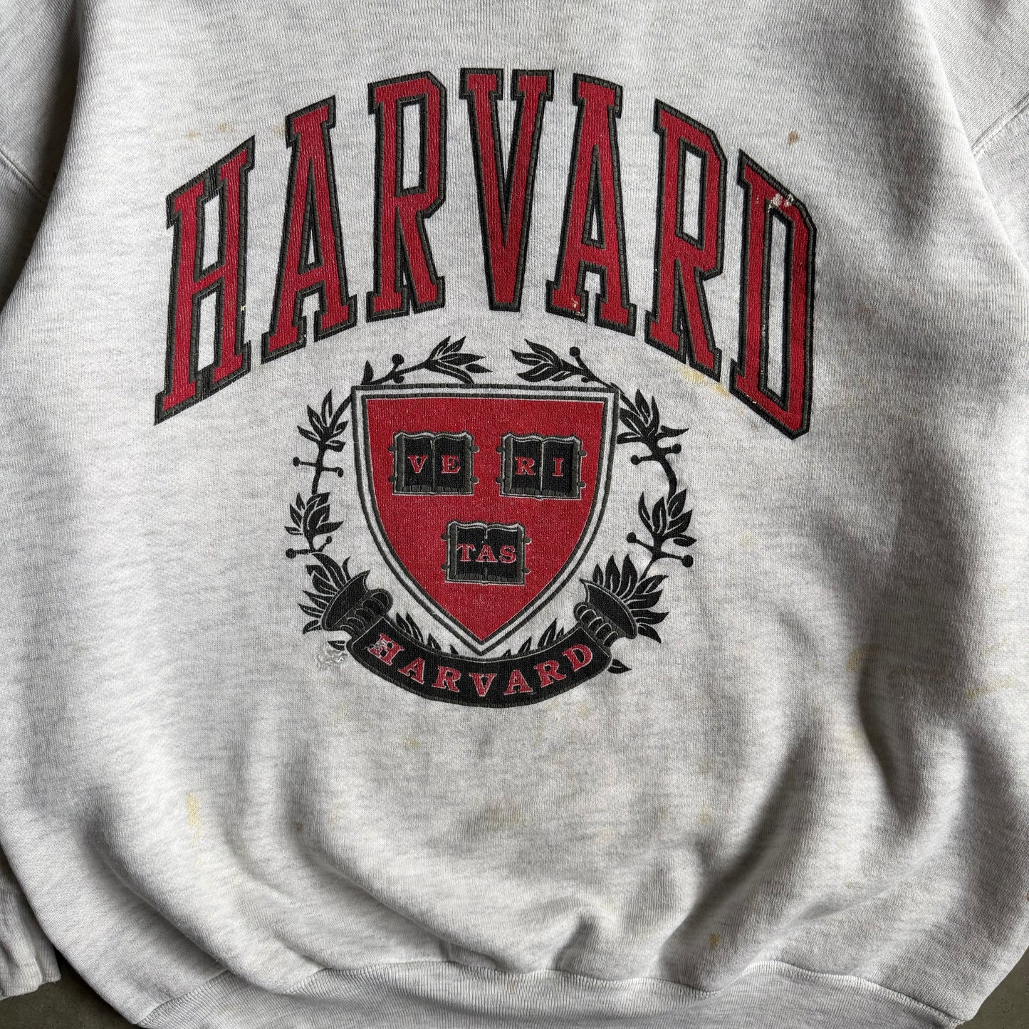 Vintage Harvard University Spell-Out & Crest Sweatshirt