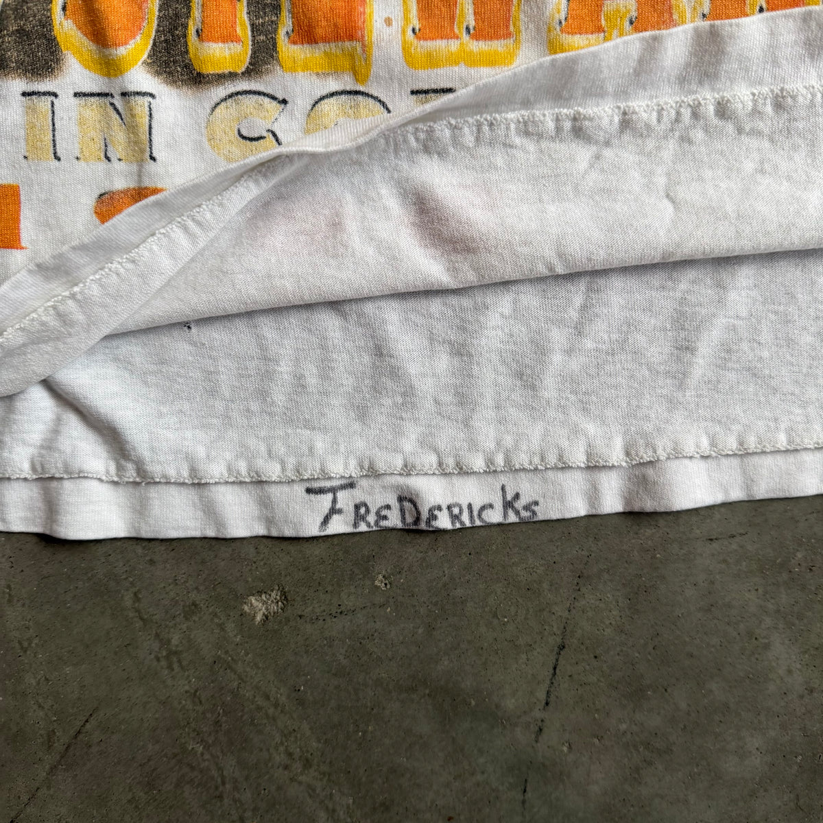 Vintage Rod Stewart 1996 Tour Parking Lot Bootleg T Shirt