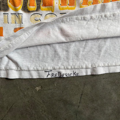 Vintage Rod Stewart 1996 Tour Parking Lot Bootleg T Shirt