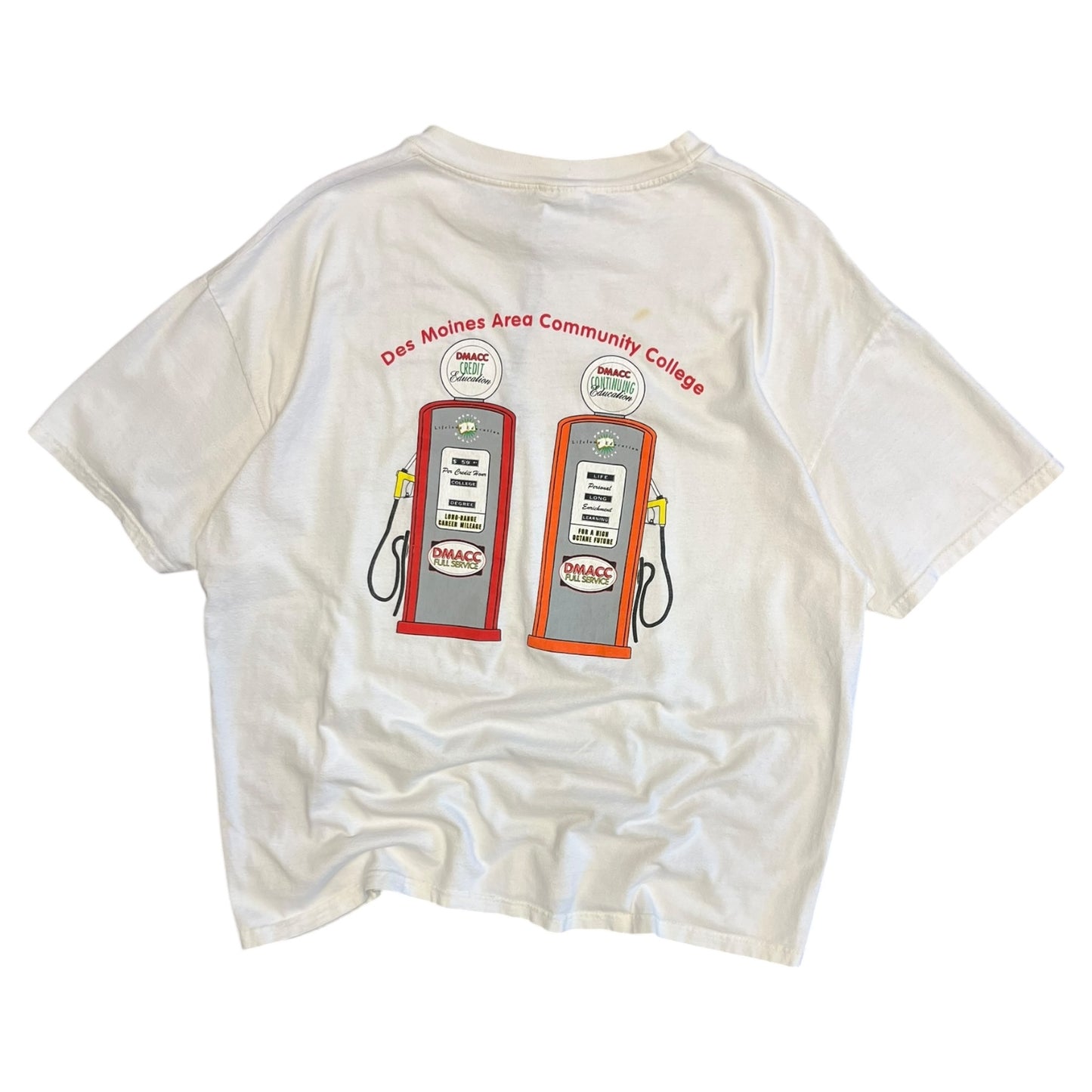 Vintage Des Moines Area Community College Gas Pump Tee