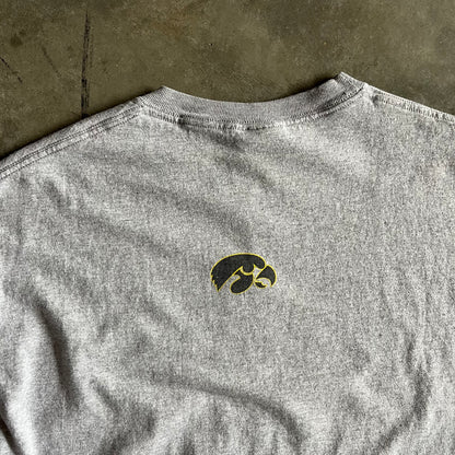 Y2K Briar Creek University Of Iowa Hawkeyes Grey Tee