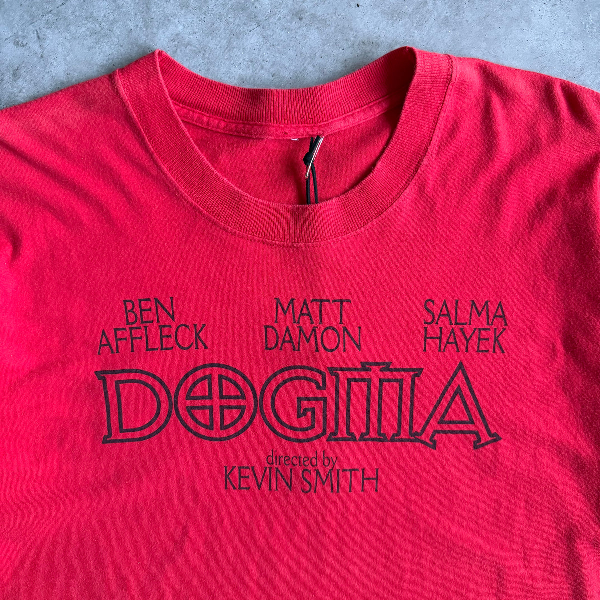 Vintage Dogma Movie Promo Cast & Director Red T Shirt