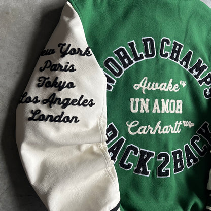Carhartt WIP x Awake NY Teddy Varsity Jacket