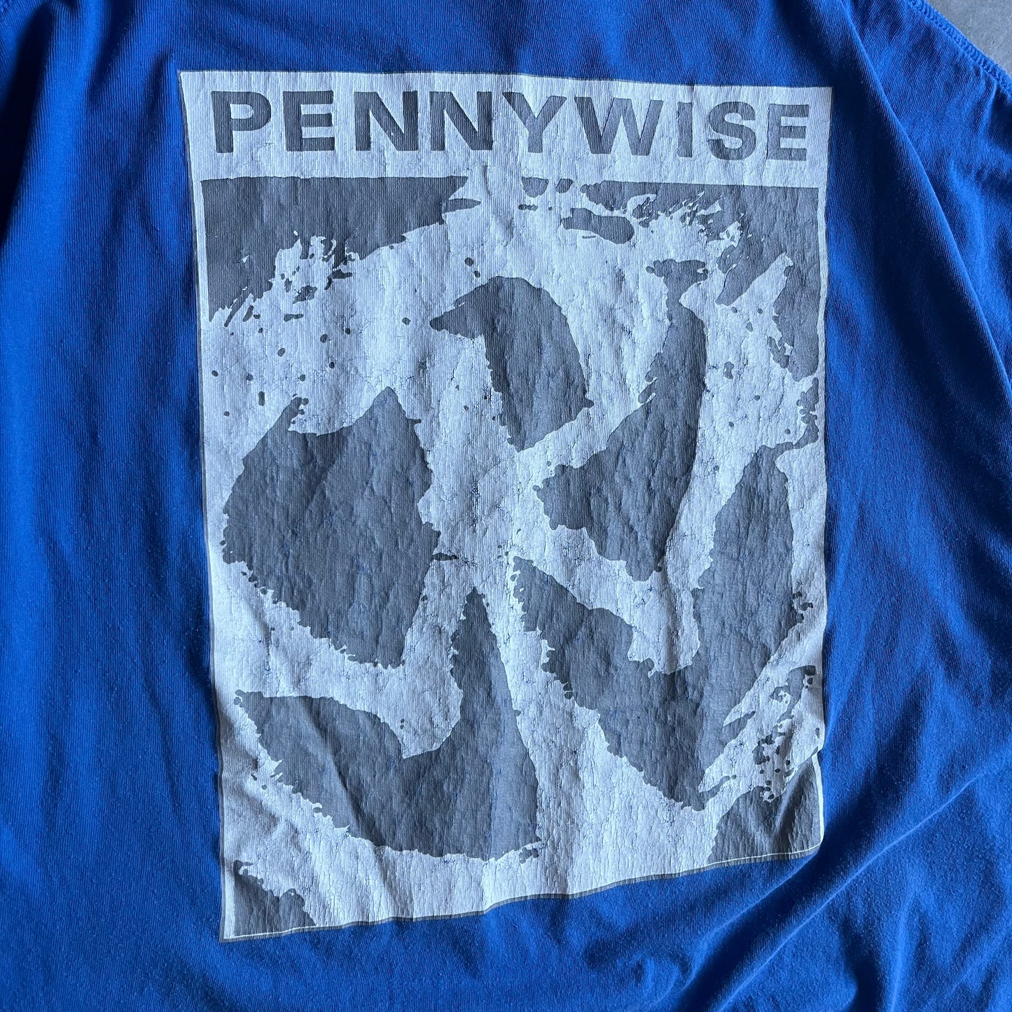 Y2K Pennywise Spell-Out & Back Logo Band Tee