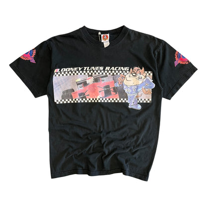 Vintage Looney Tunes Racing Taz Black Tee