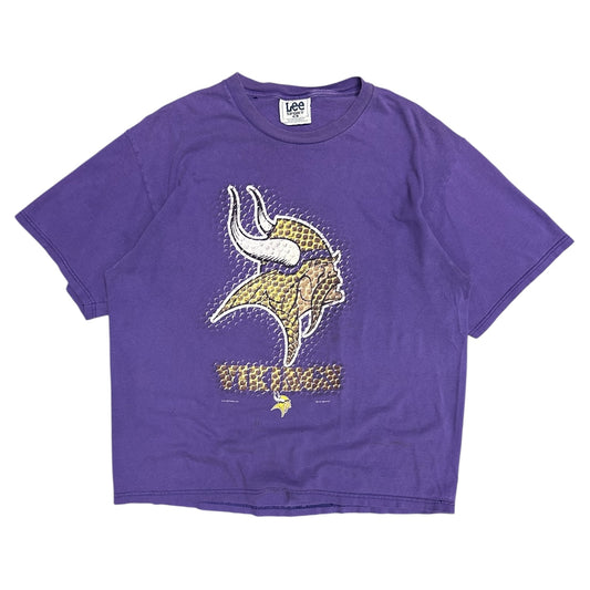 Vintage 1999 Vikings Football Logo Tee