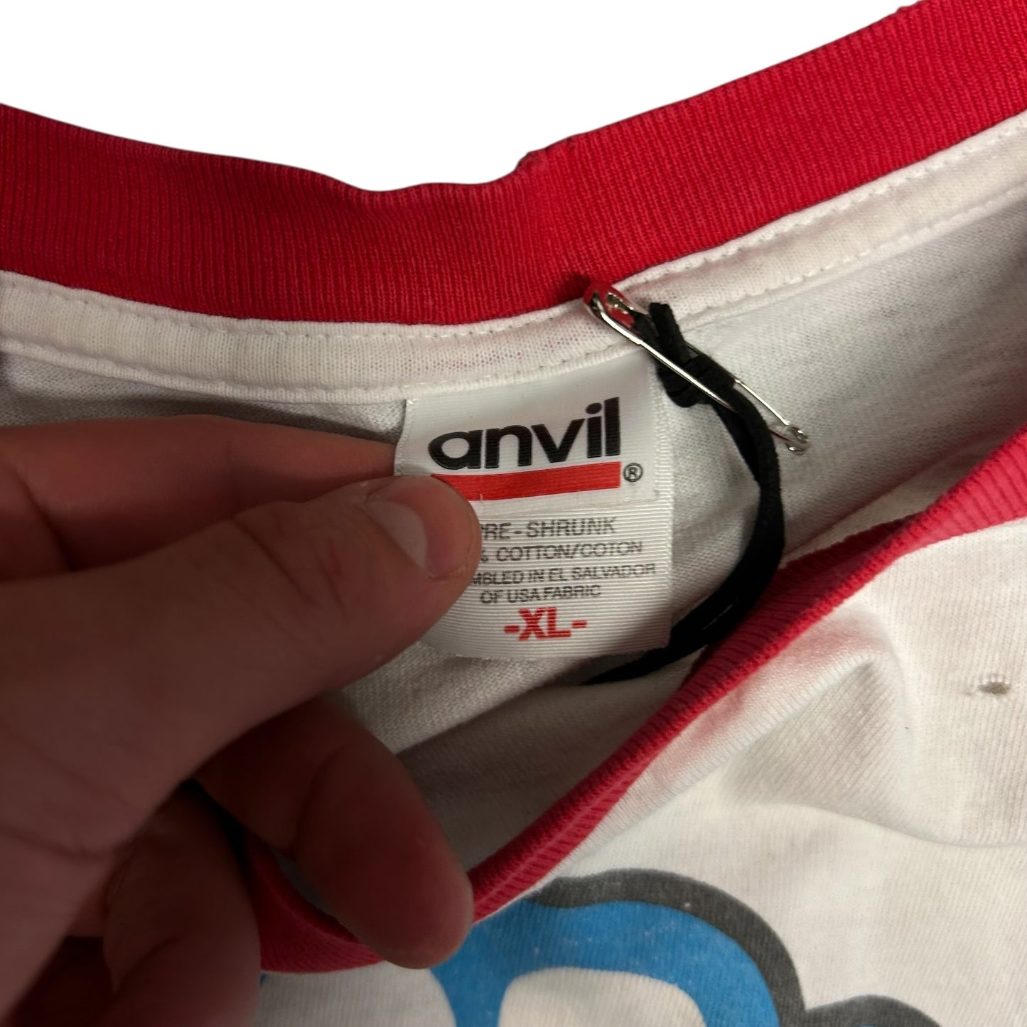 Y2K Hamburger Helper Logo Ringer Tee