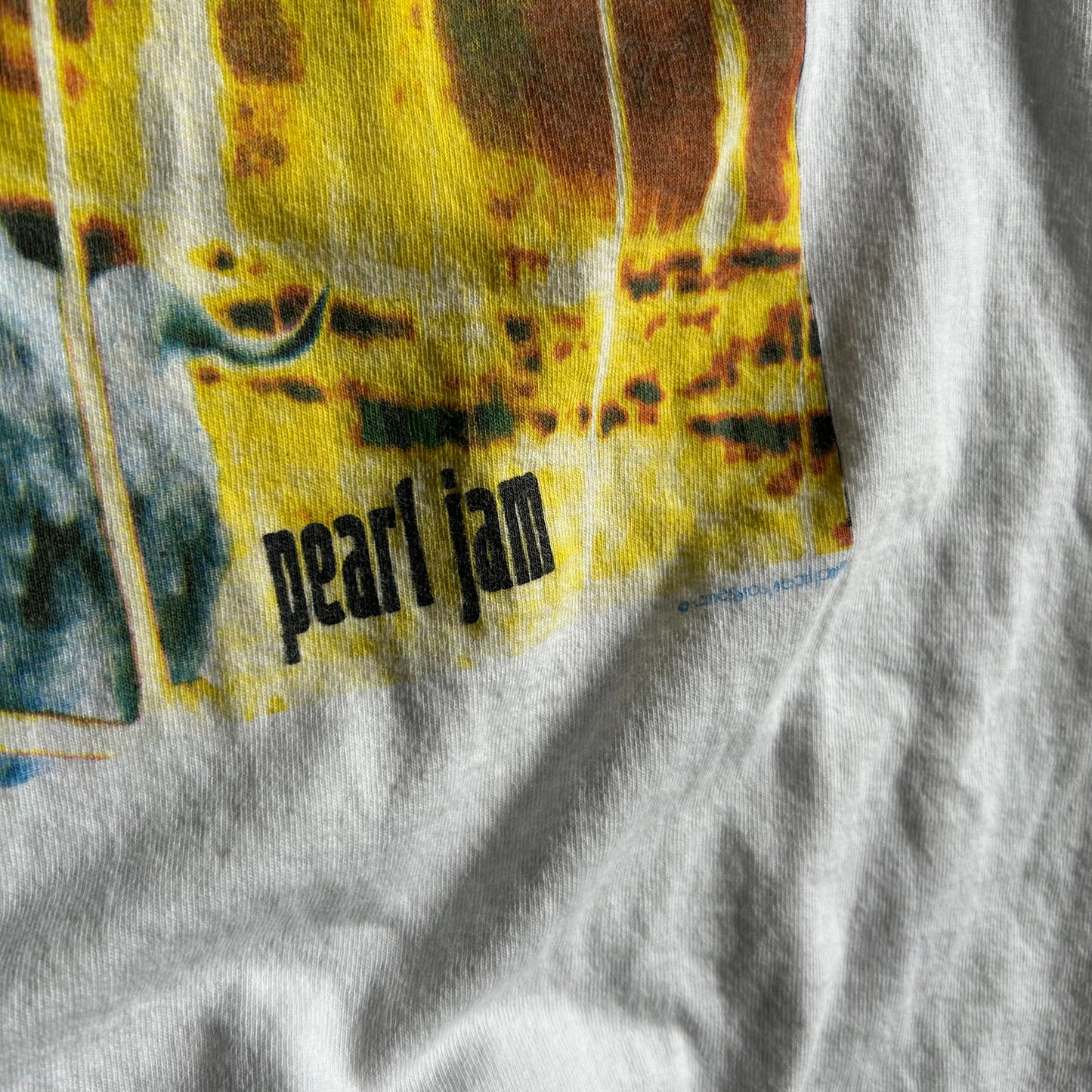 Vintage 1993 Pearl Jam Vs Threadworm Pig T Shirt
