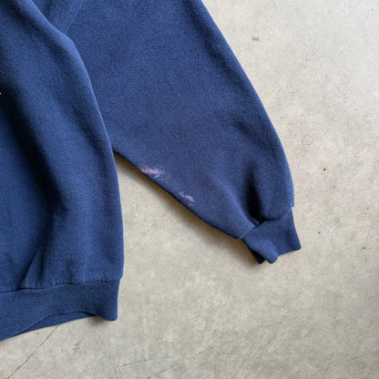 Vintage Iowa “XXL” Spell-Out Navy Sweatshirt