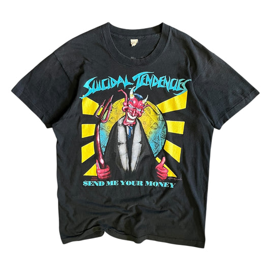 Vintage Suicidal Tendencies Send Me Your Money Tour Tee