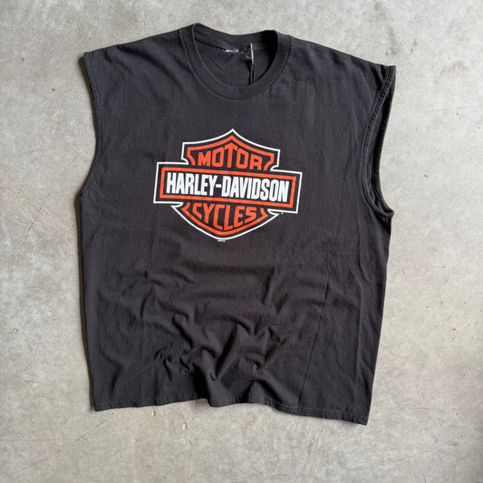 Harley Davidson Big Logo Sleeveless Tee