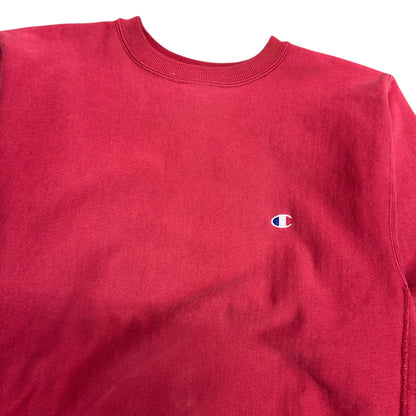 Vintage Red Champion Reverse Weave Sweatshirt