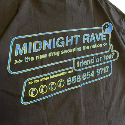 Think Rave Midnight Rave Friend Or Foe Tee