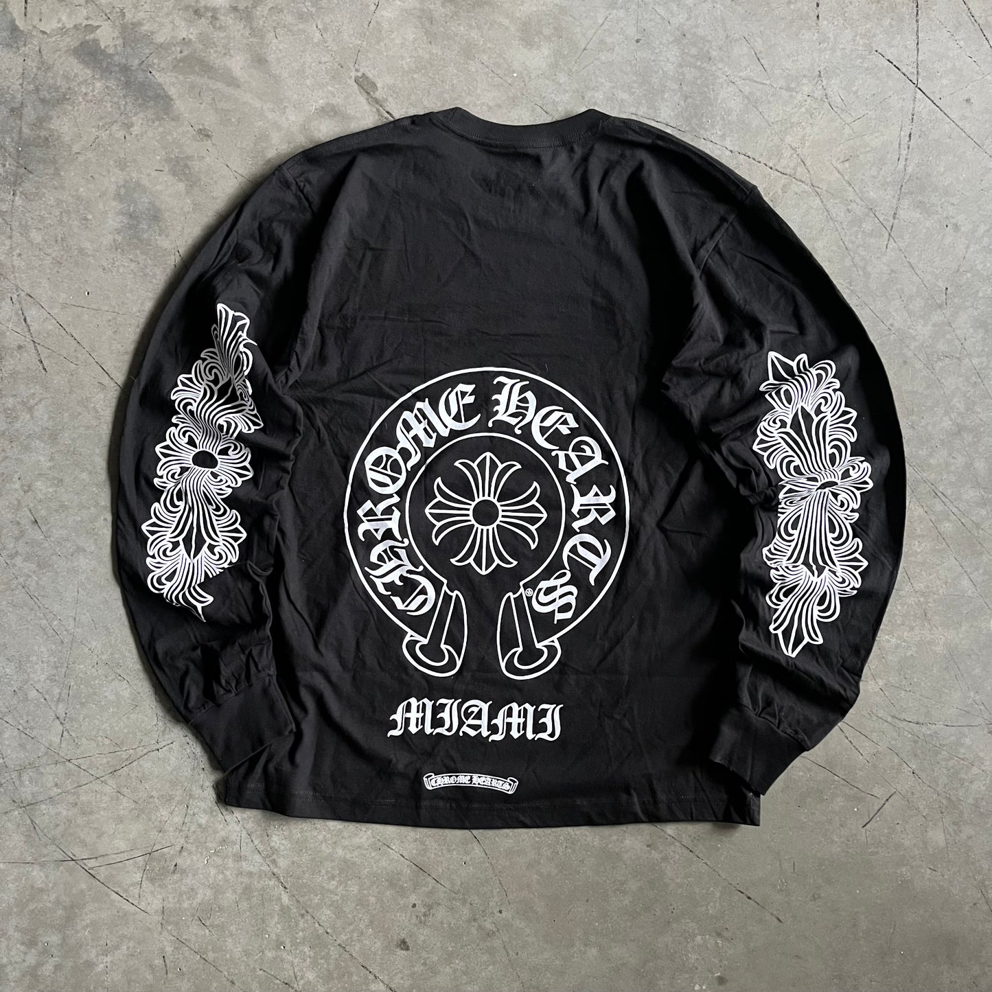 Chrome Hearts Miami Horseshoe Longsleeve T Shirt - L
