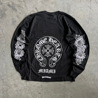 Chrome Hearts Miami Horseshoe Longsleeve T Shirt - L