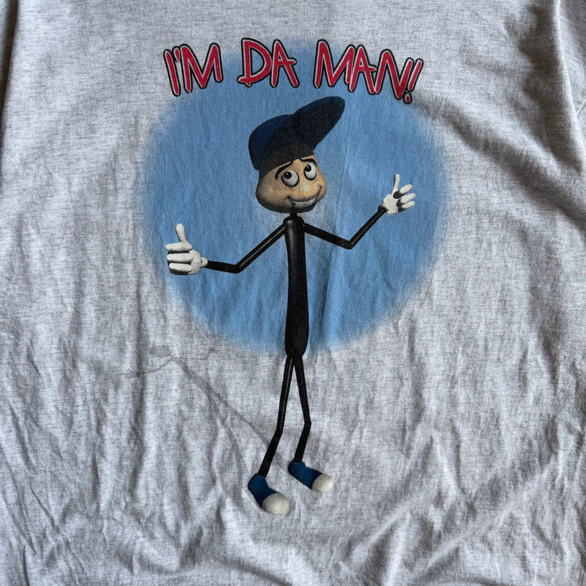 Vintage “I’m Da Man” 3D Stick Man Tee