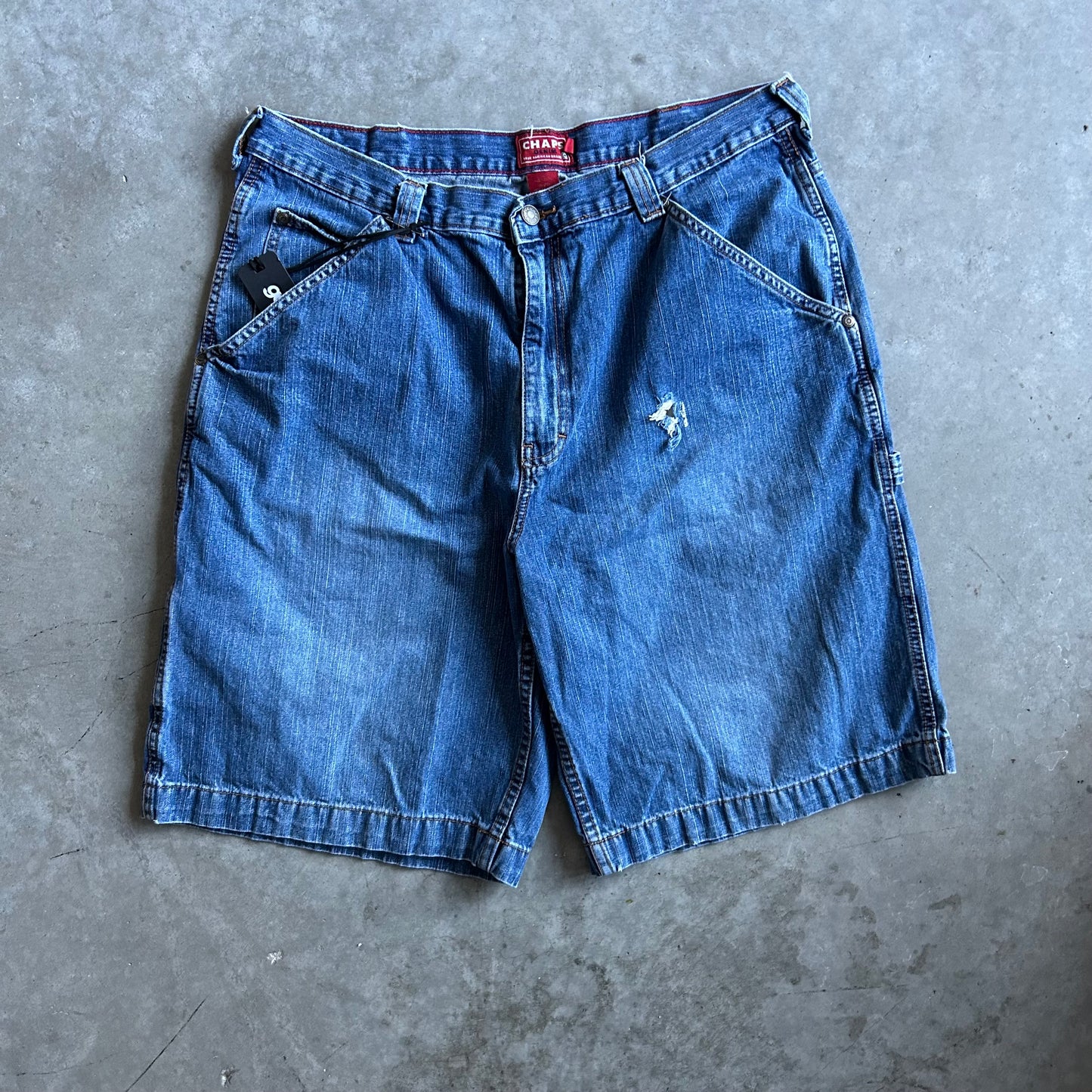 Y2K Chaps Big Pocket Carpenter Jorts