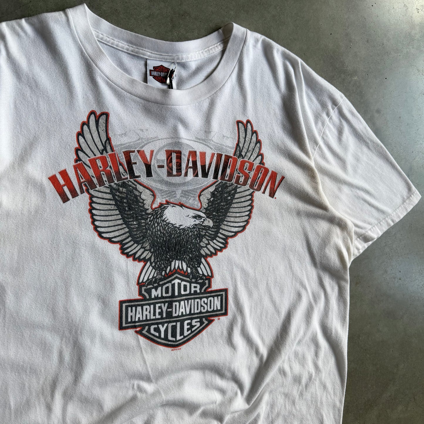 Vintage Bumpus Harley Davidson Eagle & Logo Tee