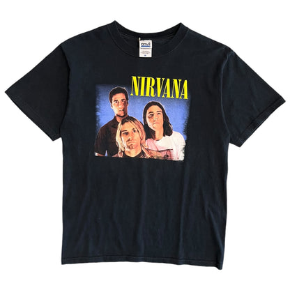 Y2K Nirvana Band Members Portrait T Shirt