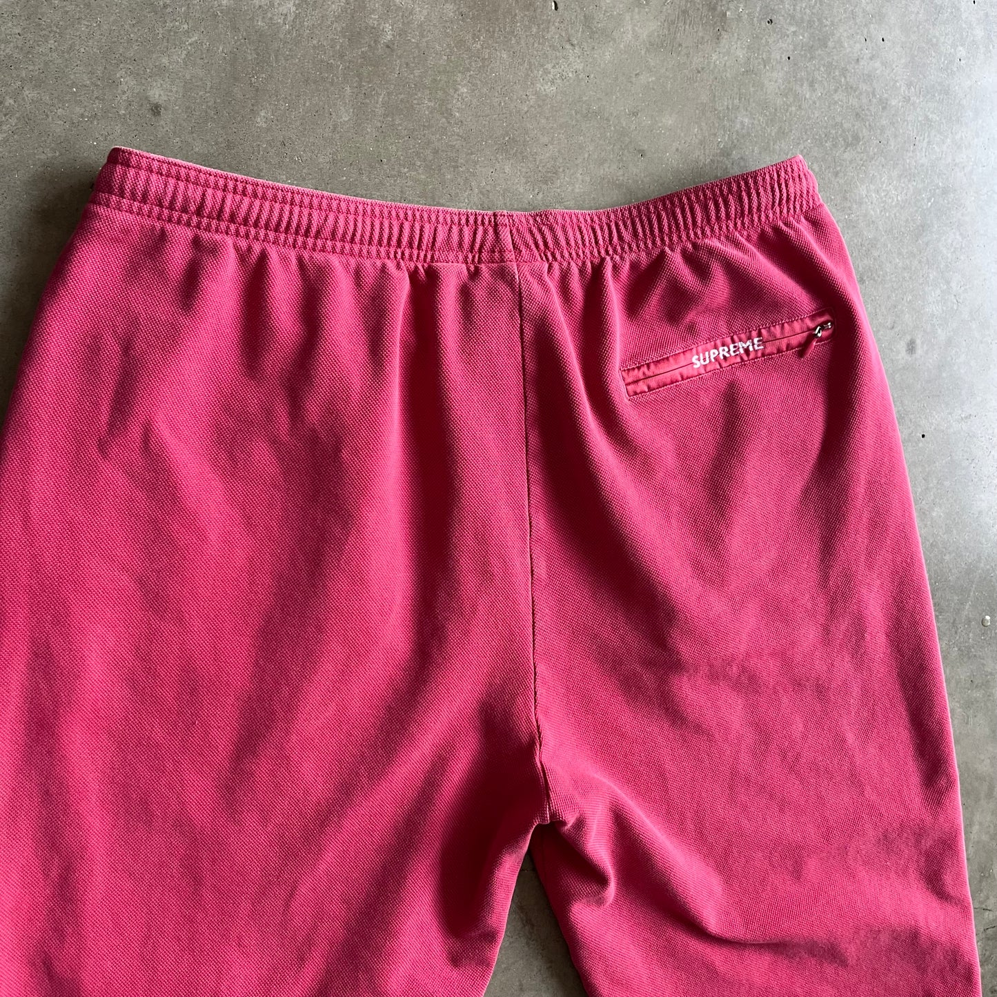 Supreme Lacoste FW19 Pique Pants - Pink