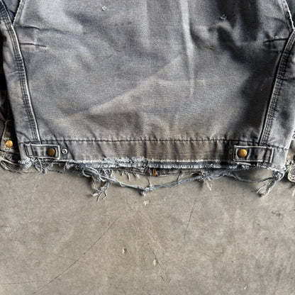 Vintage Thrashed Carhartt ‘J97 PTL’ Petrol Detroit Jacket