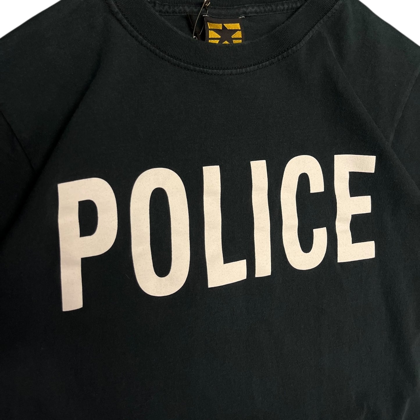 Vintage Police Double Sided Spell Out Tee