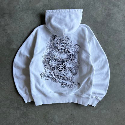 Stüssy 2022 Dragon Hoodie - White