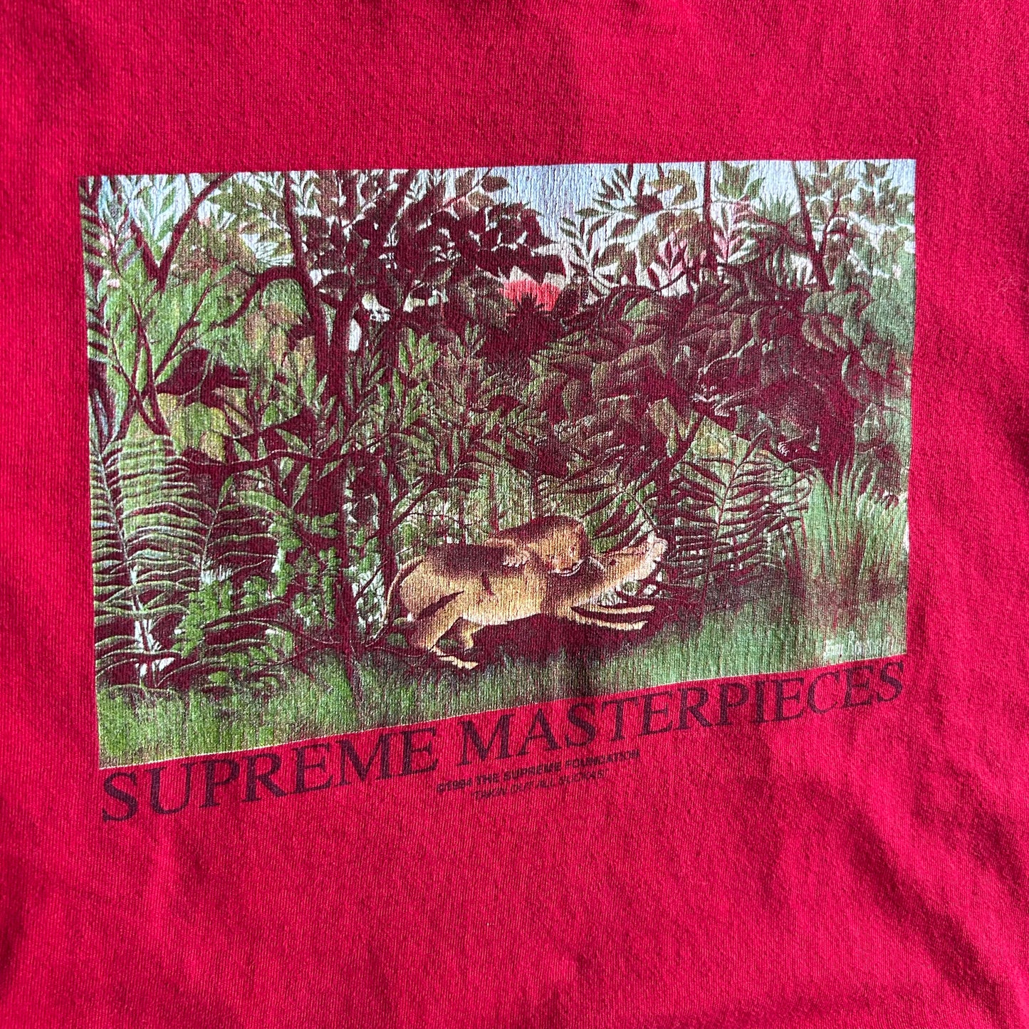 SS20 Supreme Masterpieces Tee - Red