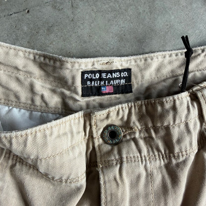 Y2K Polo Jeans Co Ralph Lauren Khaki Cargo Pants