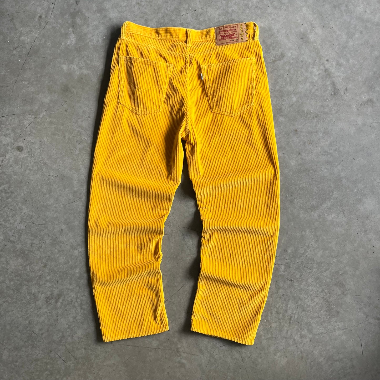 Levi’s x The Simpsons Yellow Corduroy Pants