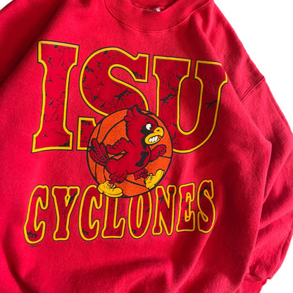 Vintage ISU Cyclones Basketball Red Sweatshirt