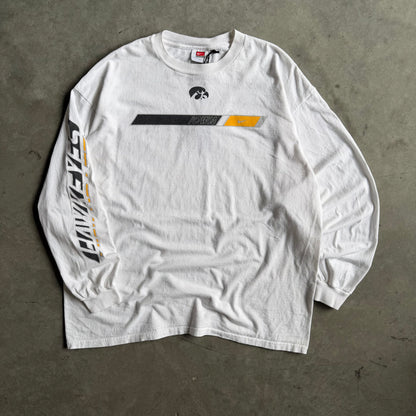 Y2K Nike Iowa Hawkeyes Chest & Sleeve Spell-Out Longsleeve
