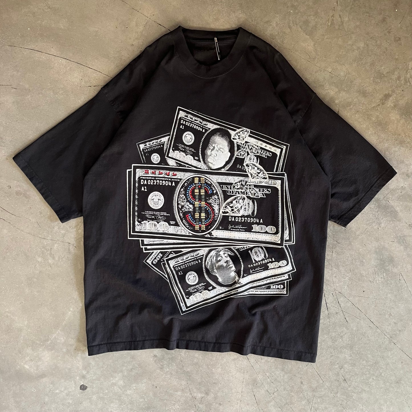 Y2K Notorious B.I.G. & Tupac Dollar Tee