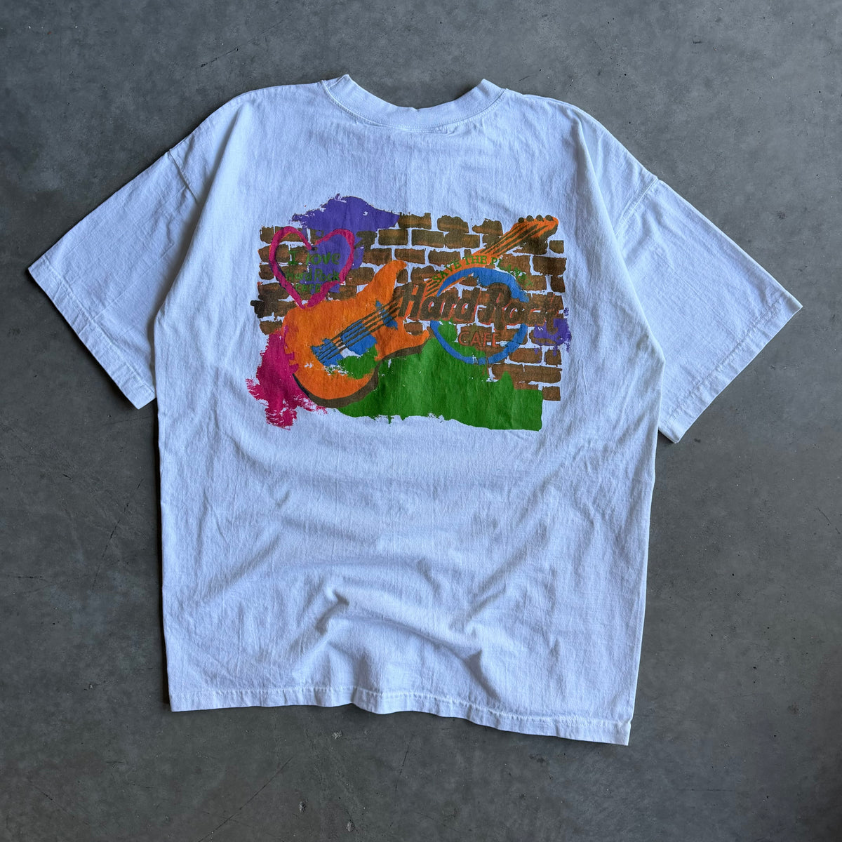 Y2K Hard Rock Cafe Tijuana Panted Guitar Tee