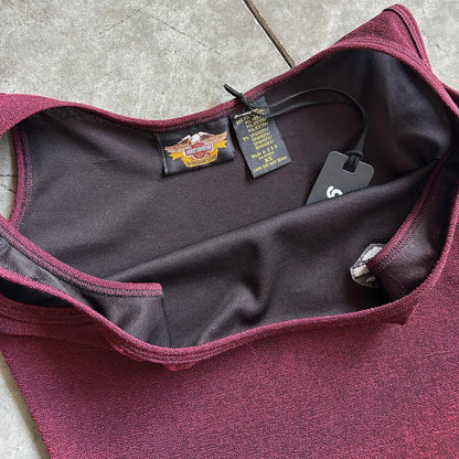 Women’s Vintage Harley Davidson Red Shimmer Tank