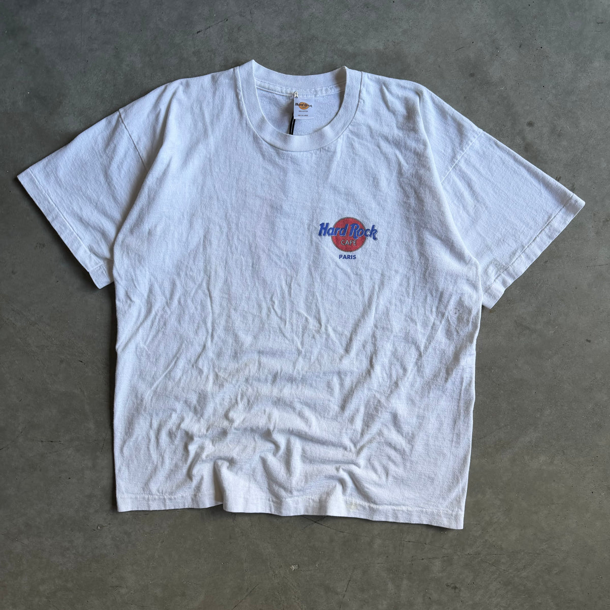 Vintage Hard Rock Cafe Paris White Tee