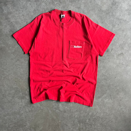 Vintage Marlboro Wild West Collection Red Pocket Tee
