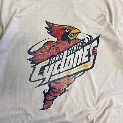 Vintage NCAA Iowa State Cynado Ringer Tee