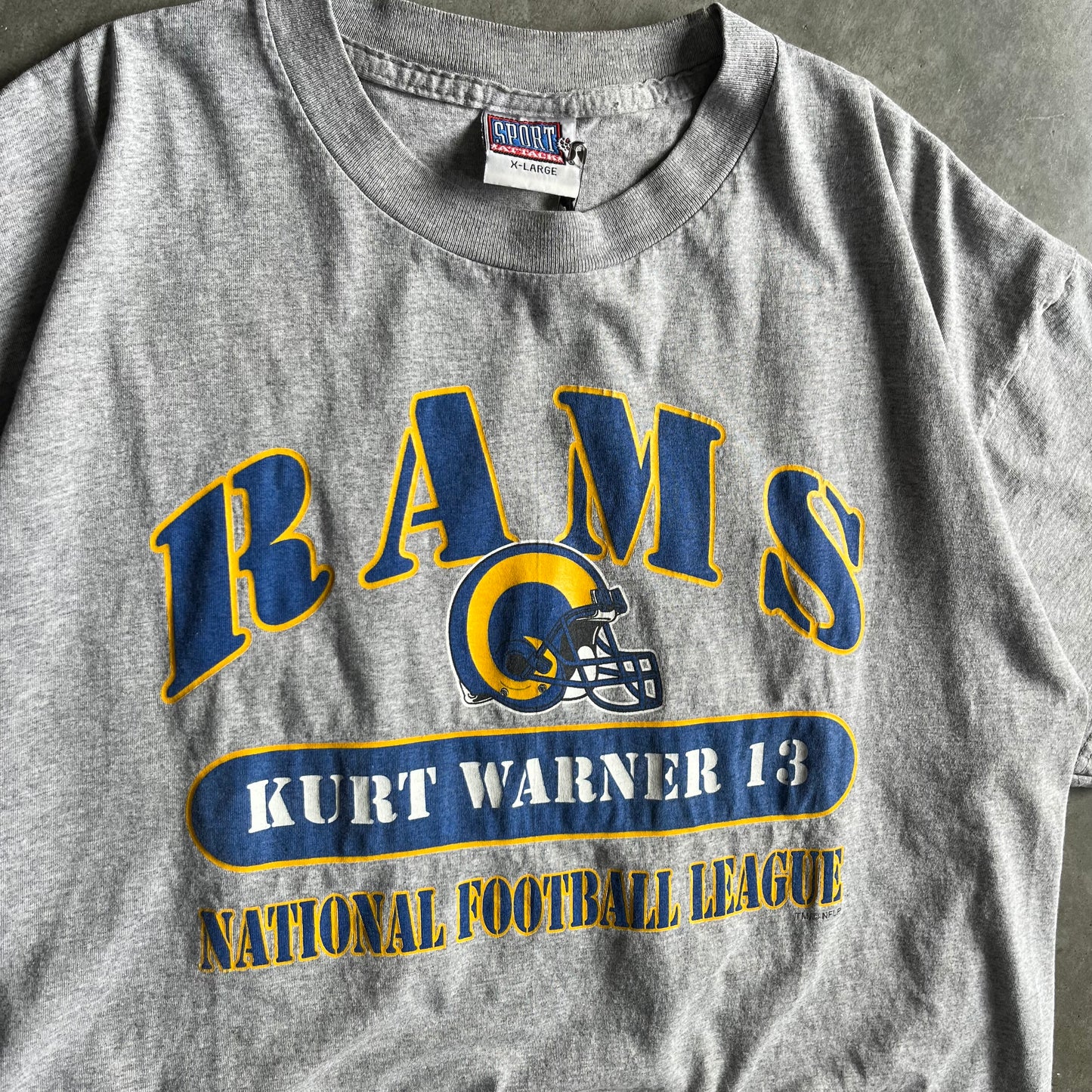 Vintage LA Rams Kurt Warner #13 NFL Tee