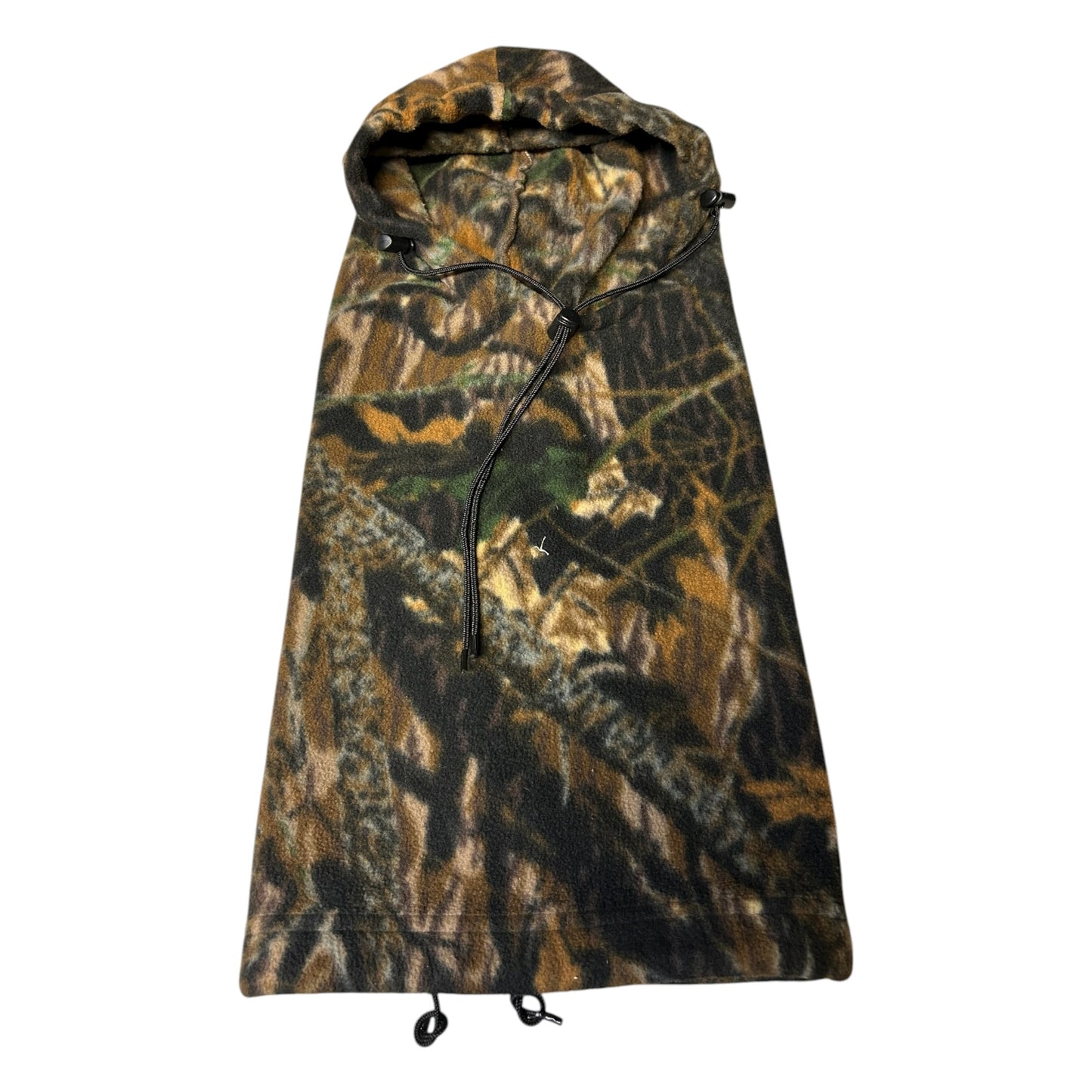 Vintage Adjustable Camo Fleece Hood