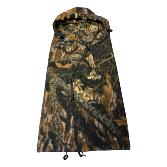 Vintage Adjustable Camo Fleece Hood
