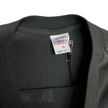 Vintage Dale Earnhardt Real Men Wear Black And Silver Tee