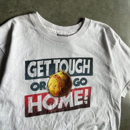 Y2K Pro Spirit Get Tough Or Go Home Baseball Tee
